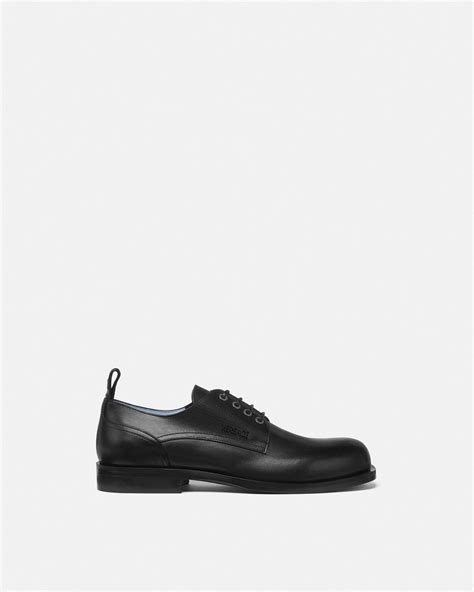 versace patent derby shoes|Metropoli Derby Shoes Black .